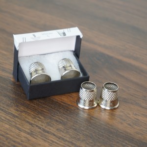 C.S.Osbourne, csosbourne, thimble, tailors thimble, nickel plated thimble