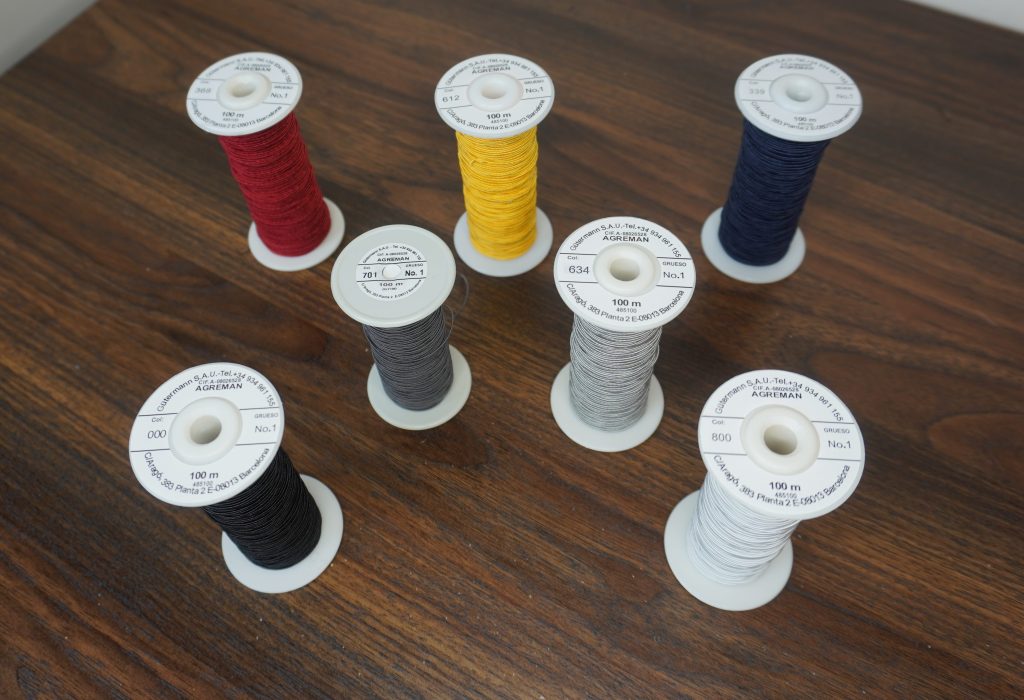Buttonhole gimp, buttonhole, handsewn buttonhole, handsewn, gimp, tailors gimp, gutermann, gutermann thread
